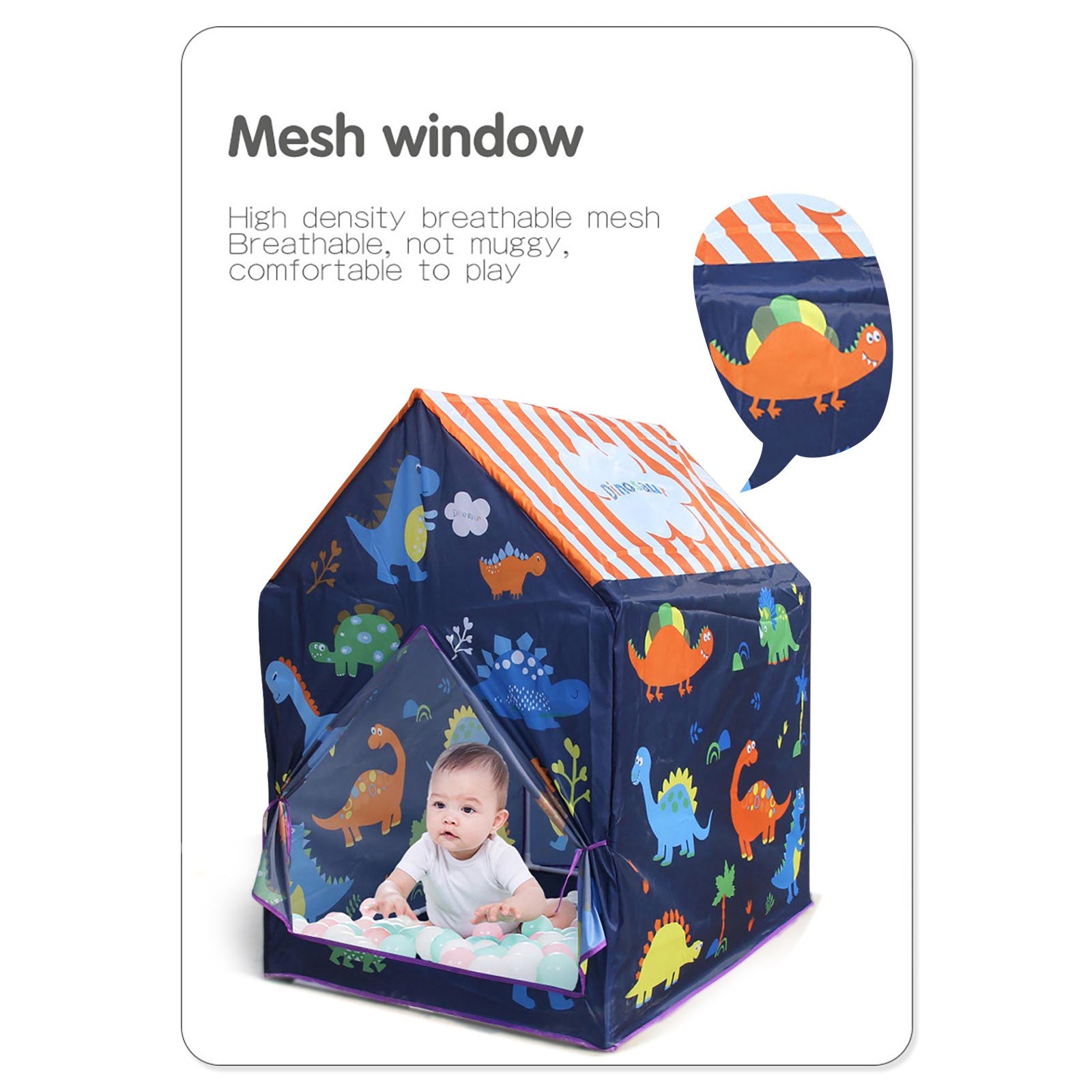 Fridja Dinosaur Children's DIY Tent Play Tent Kids Pretend Playhouse