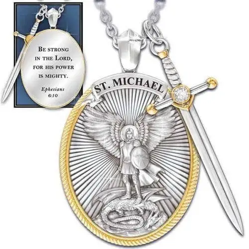 🔥 BIG SALE - 49% OFF🔥🔥🎁St. Michael Archangel Pendant (Neck