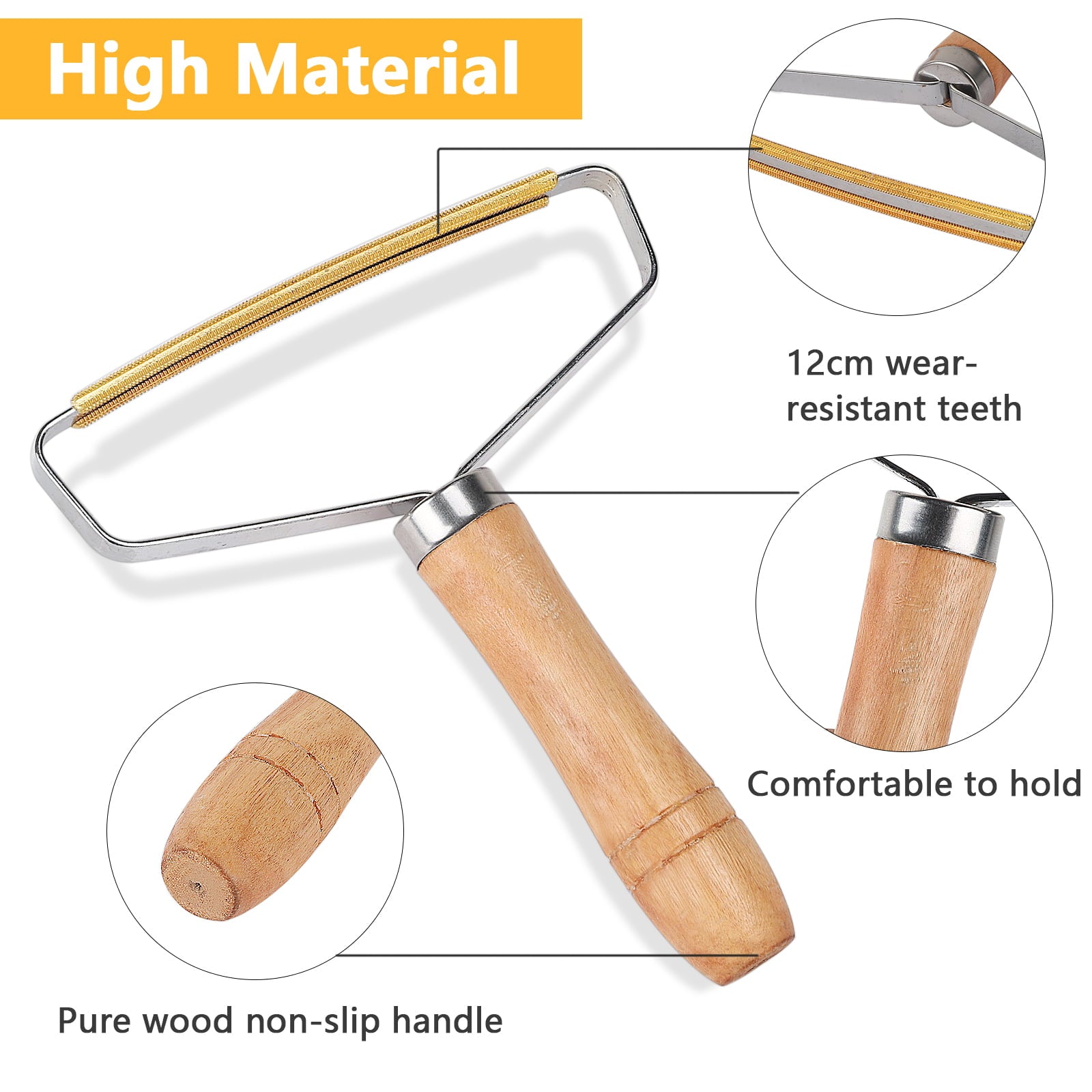 Juhenon Lint Remover， Clothes Fuzz Remover Fabric Shaver， Portable Lint Rollers， Pet Hair Remover for Clothing Sweater Coat， (2 PCS)