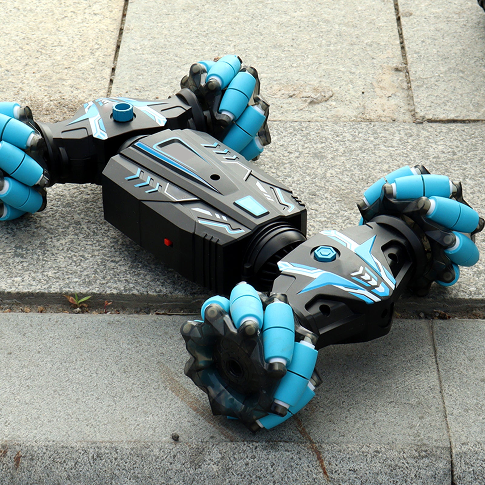 Htovila RC Stunt Car 4WD 2.4GHz Watch Gesture Sensor Control Deformable Car All-Terrain Auto-demo for Kids with Spray Light Music