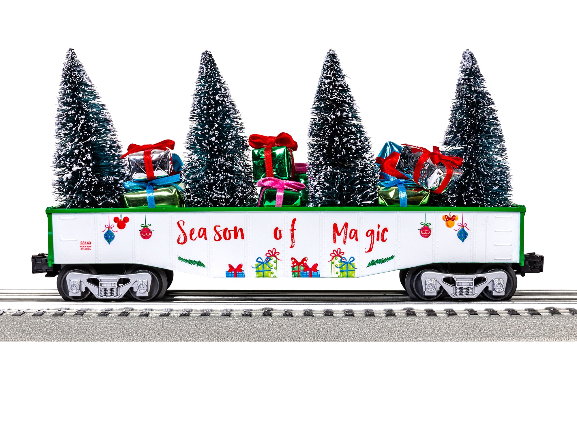 Lionel O Gauge Disney Christmas Electric Electric Train Set with Remote and Bluetooth Capability