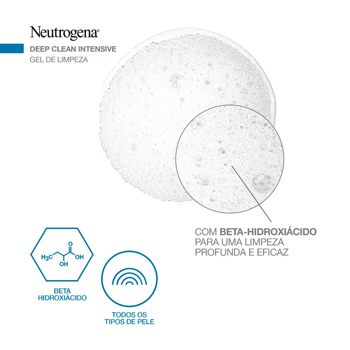 Gel de Limpeza Profunda Neutrogena Deep Clean Intensive 150g