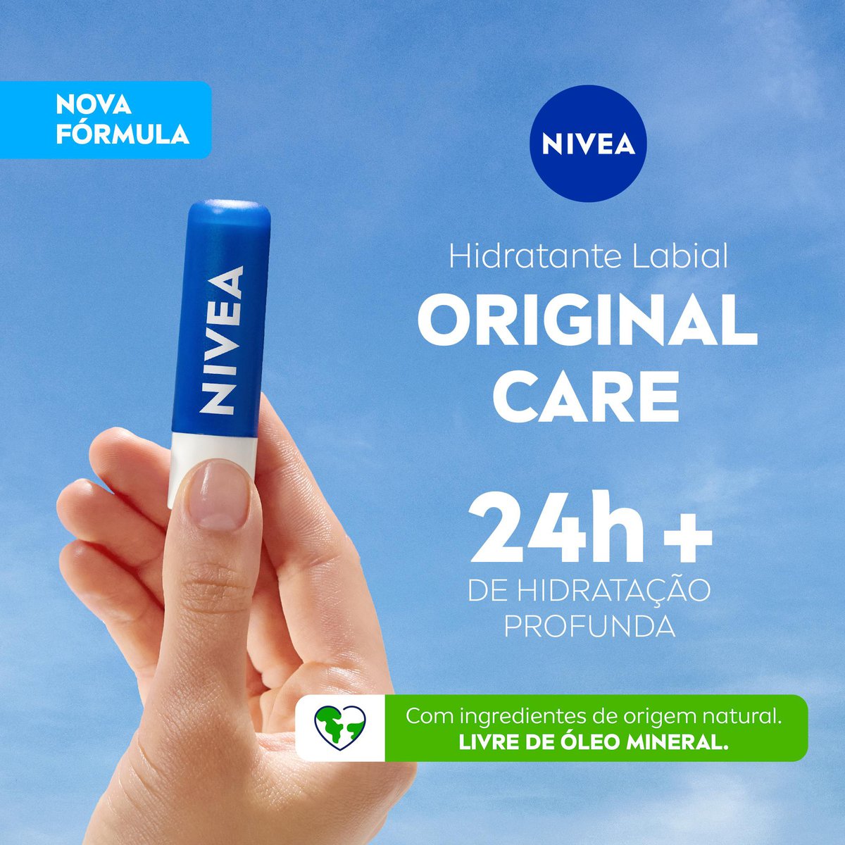 Hidratante Labial NIVEA Original Care 4,8g