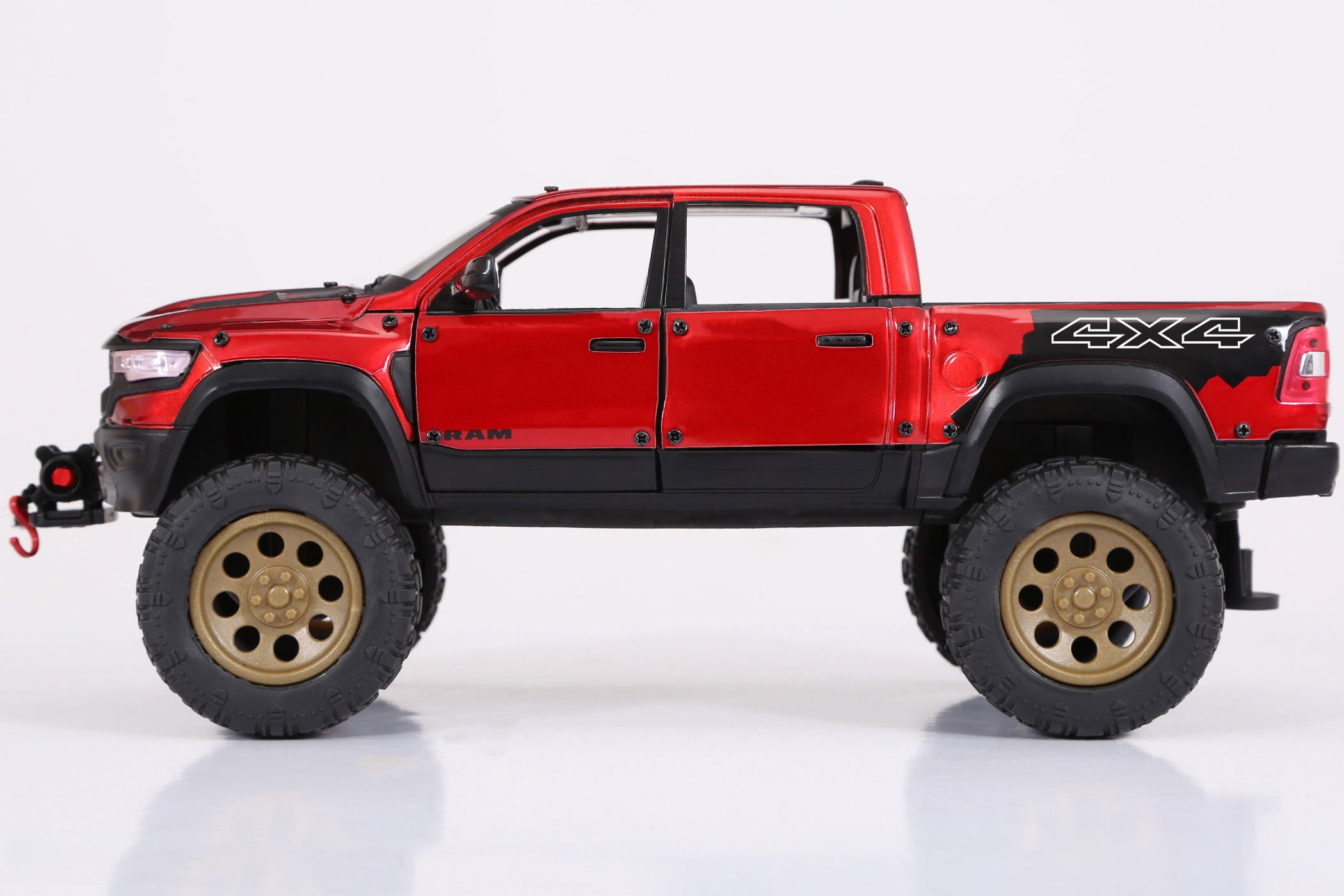 Adventure Force Free Wheeling Metal Vehicle Playset RAM Truck， Bike Child 3 and up