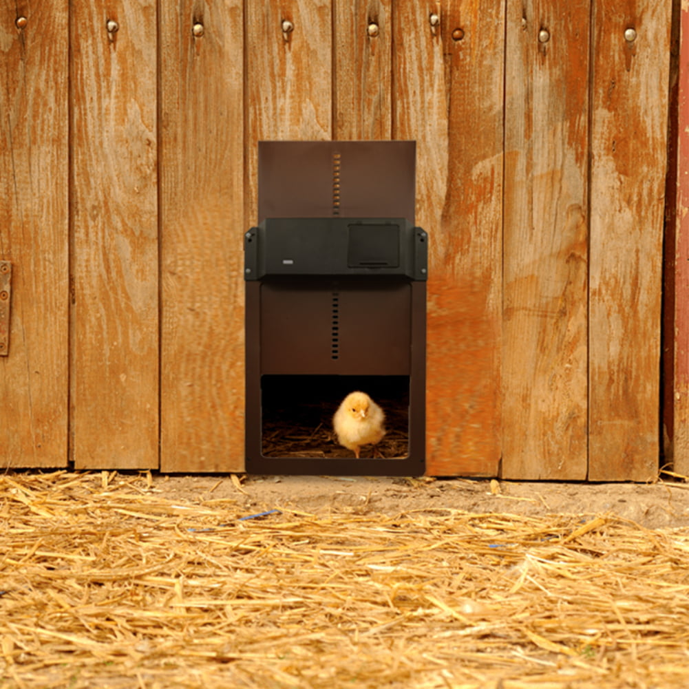 Eleonora Automatic Chicken Coop Door Light Sensor Automatic Chicken House Door High Quality And Practical Chicken Pets Duck Cages Door