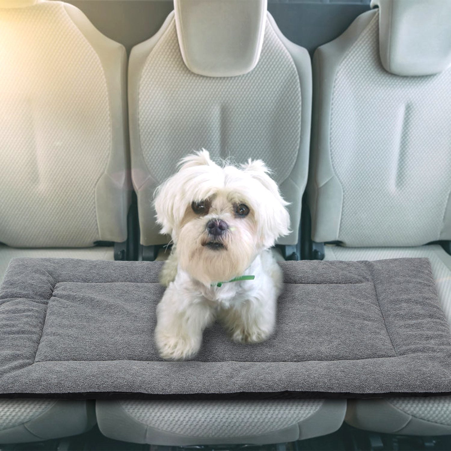 iMountek Dog Bed Mat Comfortable Fleece Pet Dog Crate Carpet Reversible Pad， Small/Medium/large