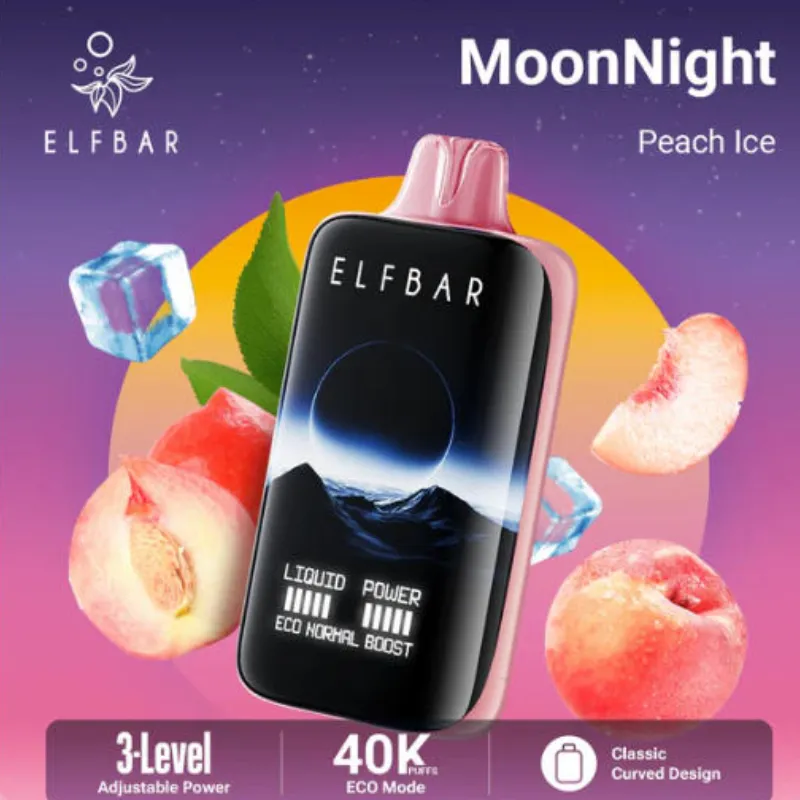 🌙 ELFBAR Moon Night 40K – 40,000-Puff Disposable E-Cigarette for Intense Nighttime Enjoyment
