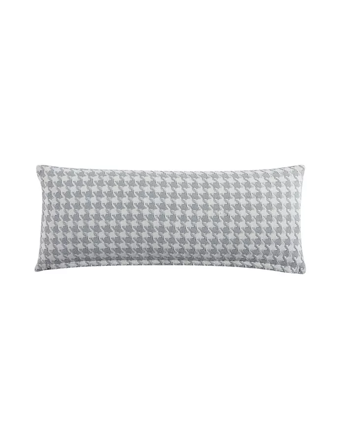 Kenneth Cole New York CLOSEOUT! Houndstooth Lumbar Pillow Cover， 14