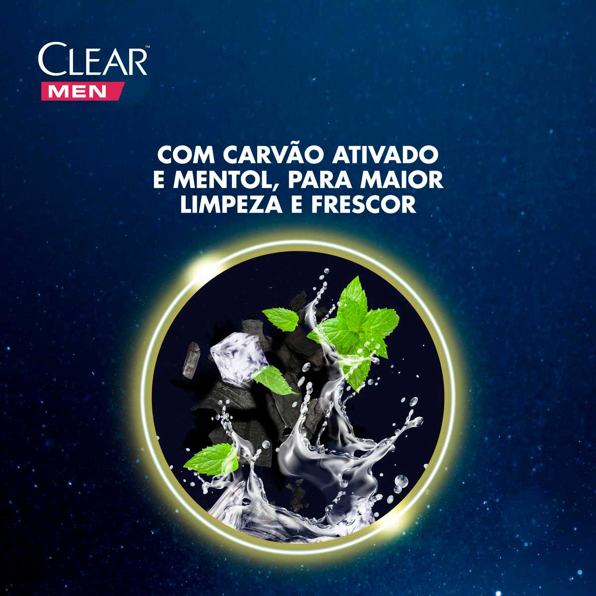 Shampoo Anticaspa Clear Men Sports Limpeza Profunda 200 ml