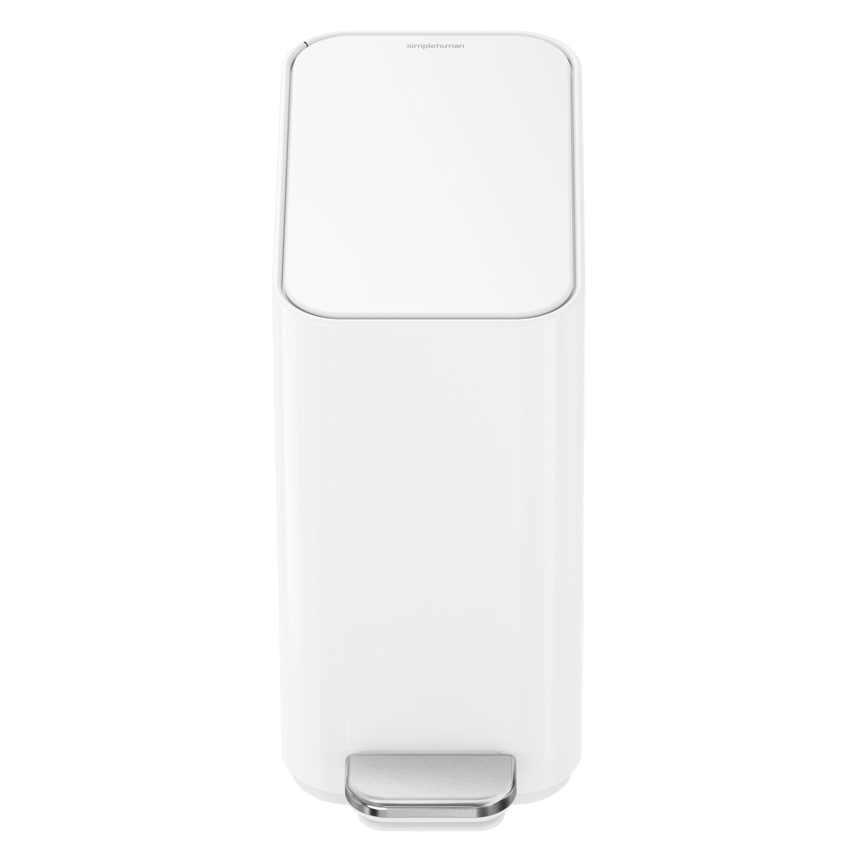 simplehuman Slim Step 13 Gallon Steel Trash Can