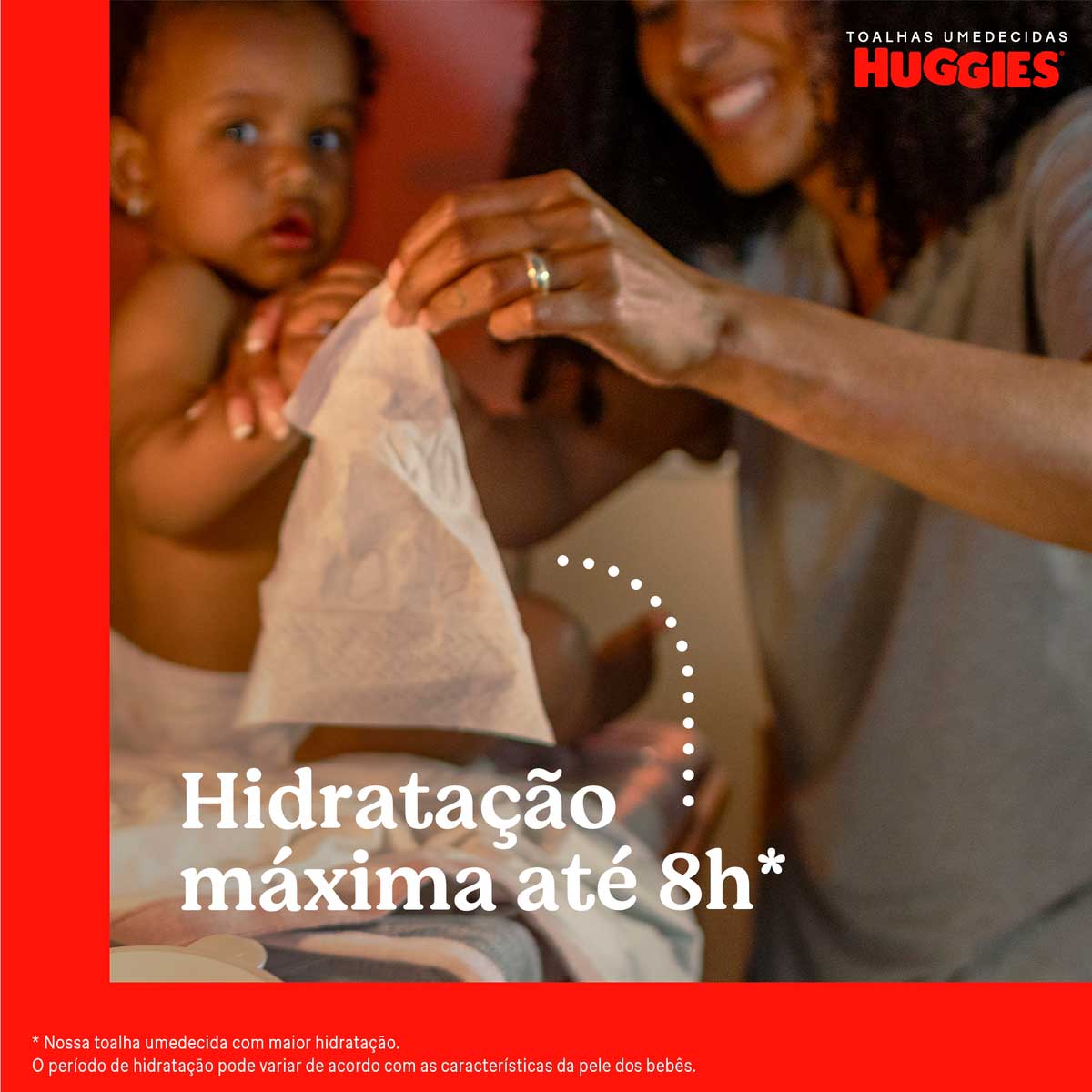 Lencos Huggies Hidratacao e Nutricao Contra Assaduras 48 Unidades