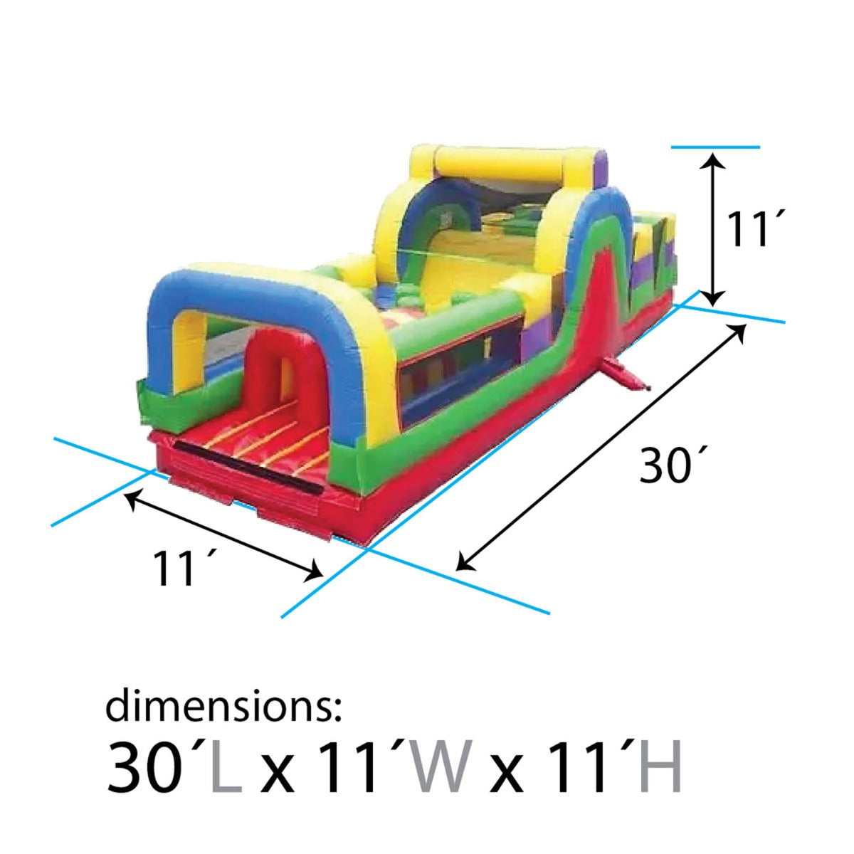 TentandTable Commercial Inflatable Obstacle Course， Retro