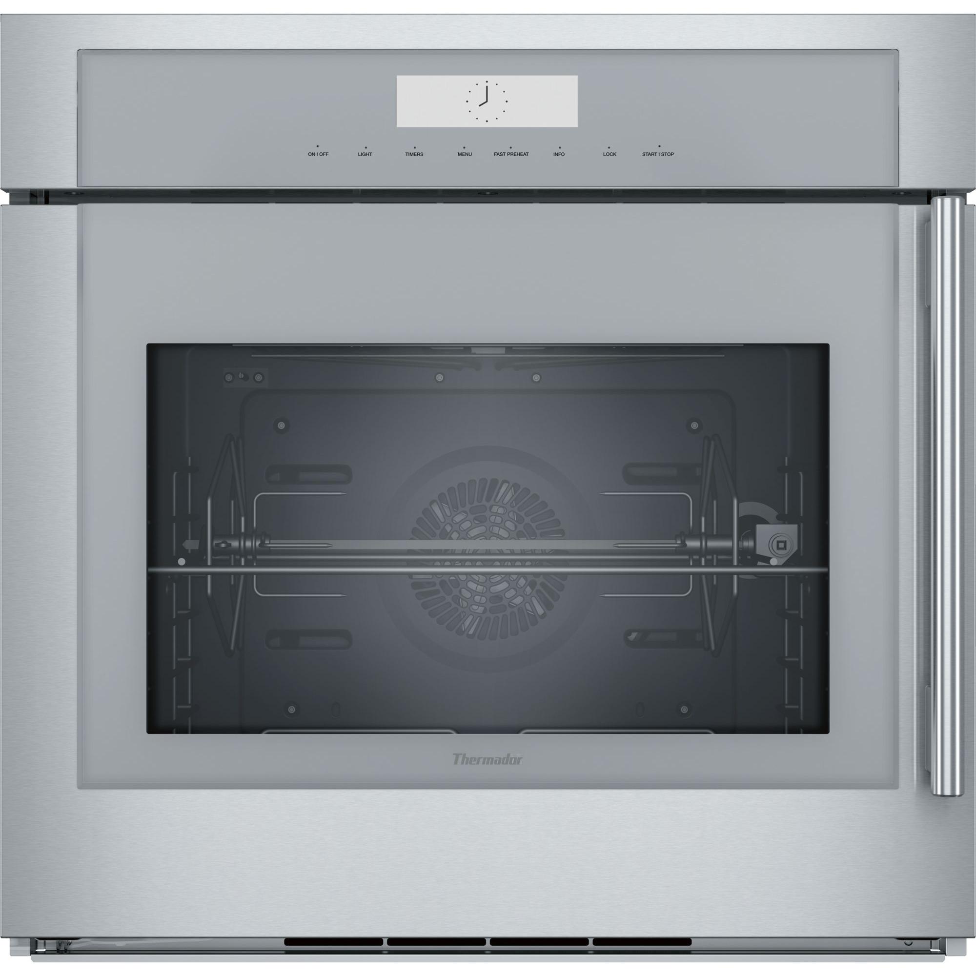 Thermador 30-inch, 4.5 cu.ft. Single Built-in Wall Oven with Home Connect MED301LWS