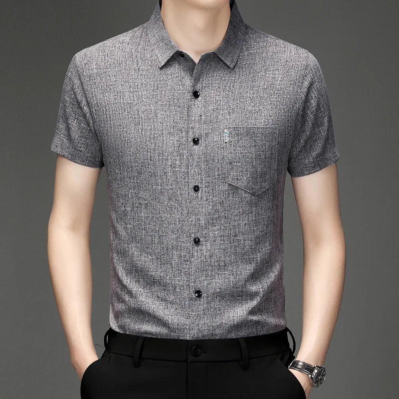 Camisa Social Belmond™ em Algodão de Alta Qualidade / Elegância e Conforto para o Homem Sofisticado