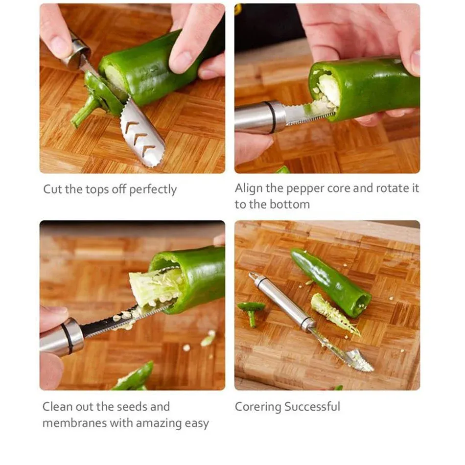 🔥BIG SALE - 48% OFF🔥)Pepper Seed Corer Remover(buy 3 get 2 free