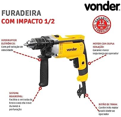 Furadeira De Impacto Vonder 127 V