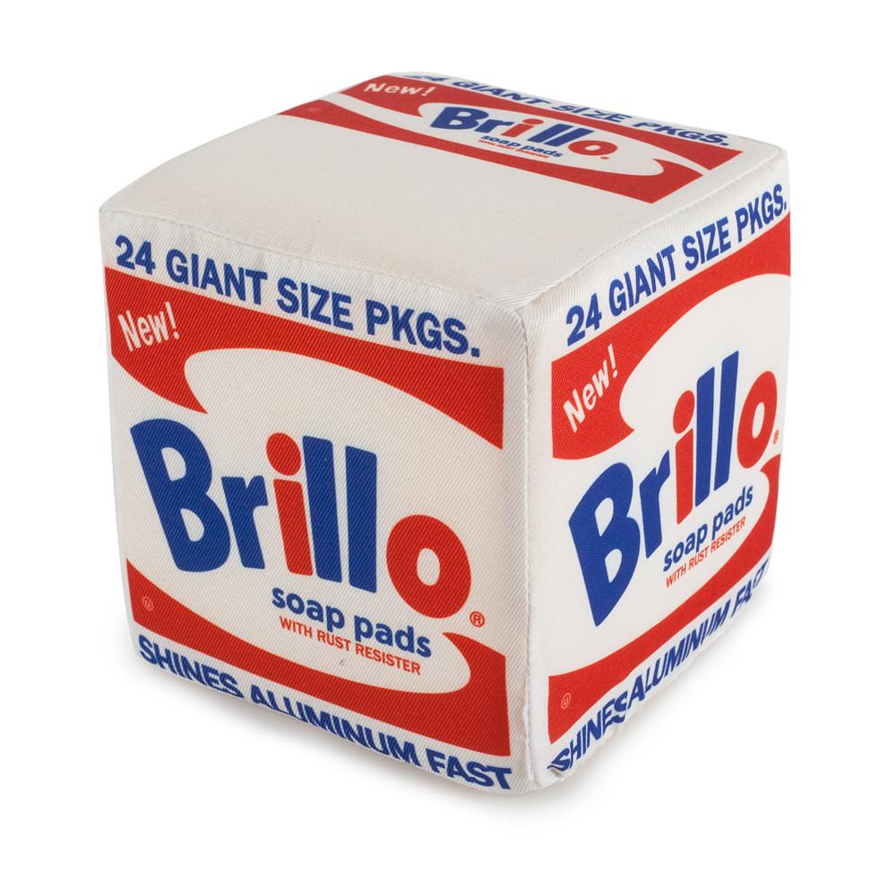 Andy Warhol White Brillo Box Pop Art Plush by Kidrobot