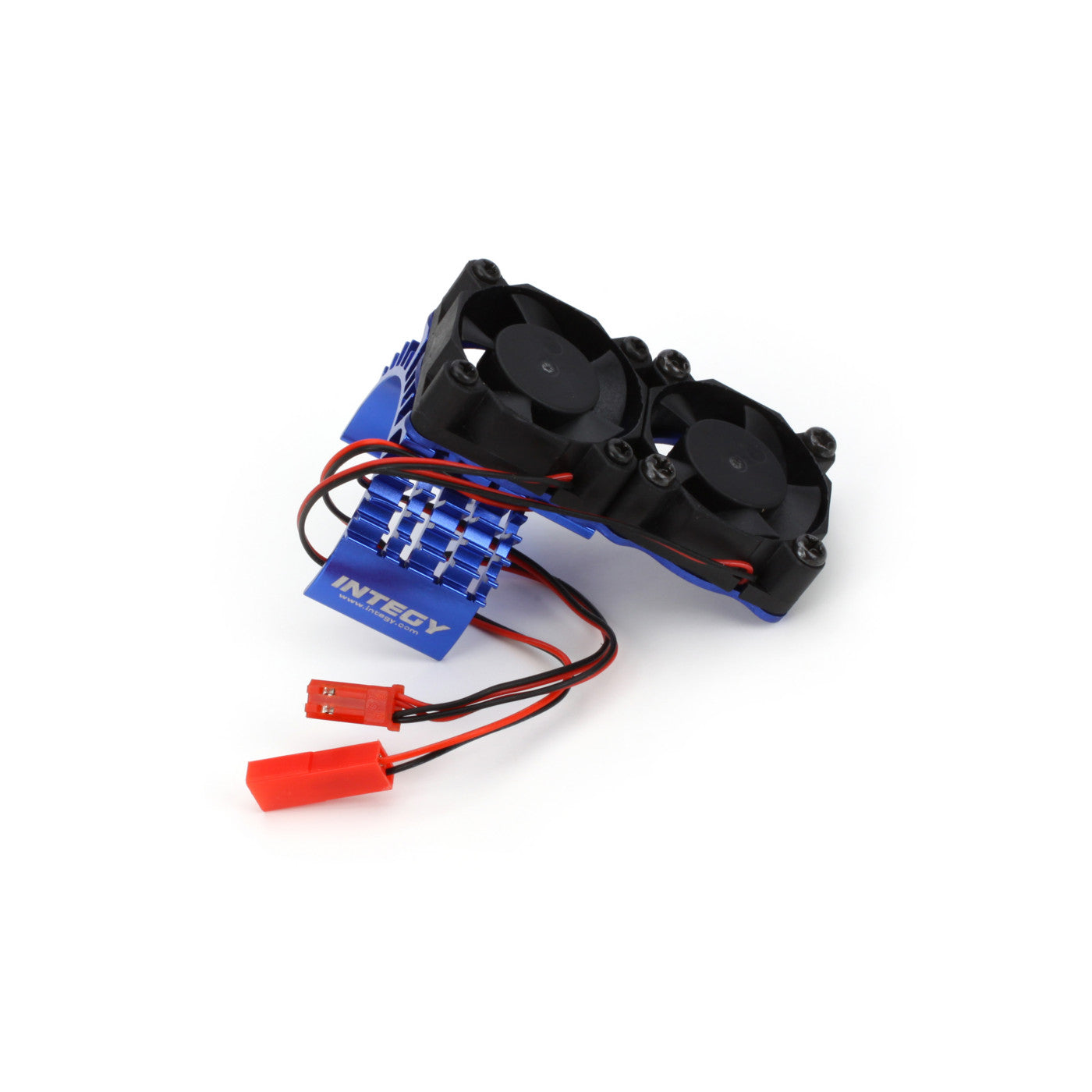 Integy Motor Heatsink with Twin Fan Blue Traxxas Slash 4X4 INTT8534BL Electric Car/Truck Option Parts