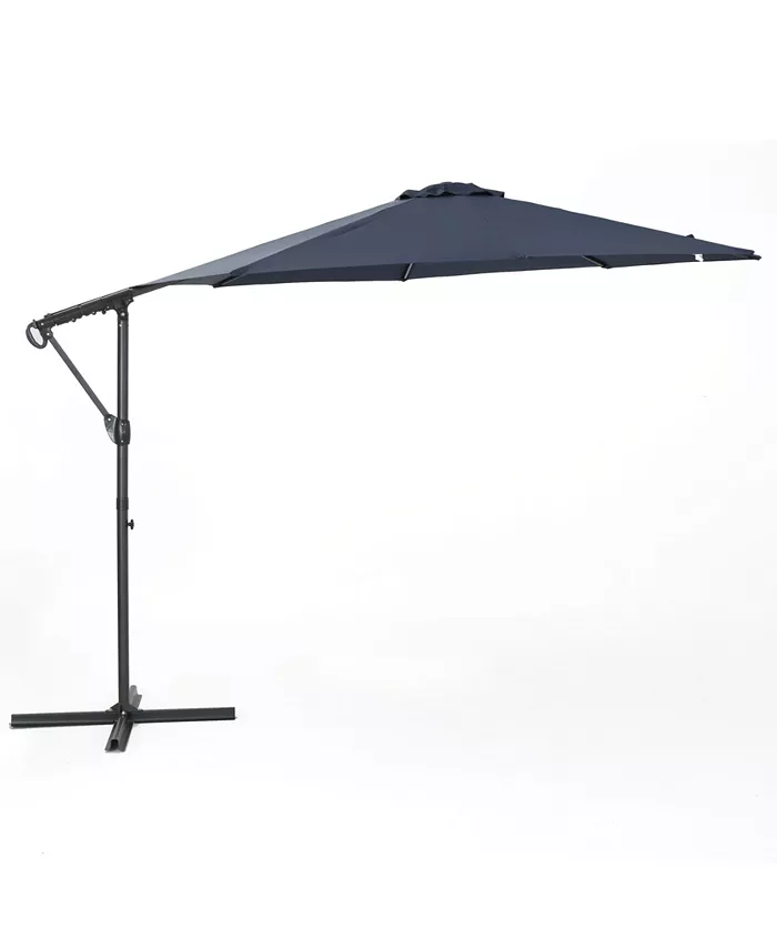 Noble House Stanley Outdoor Banana Sun Canopy with Frame
