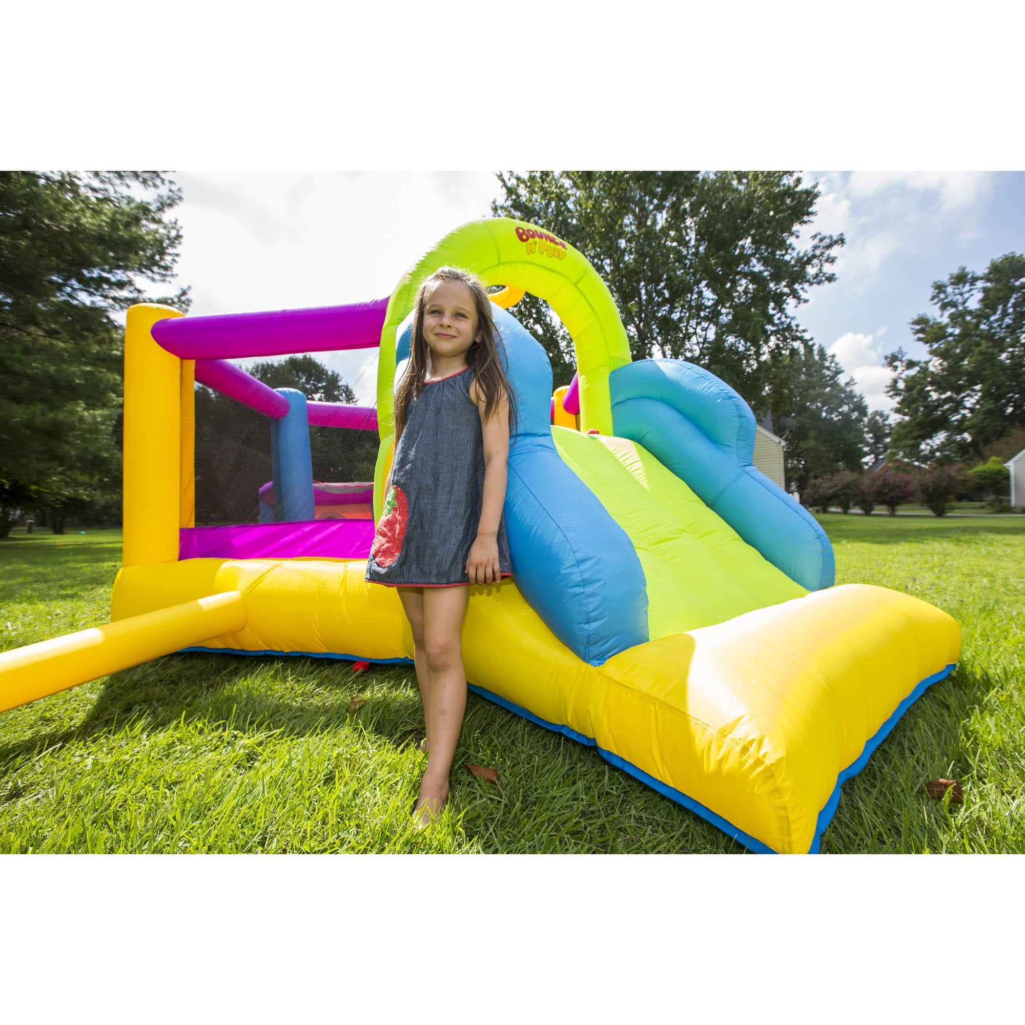 Magic Time Bounce 'N' Play Super Fort Sport Bouncer