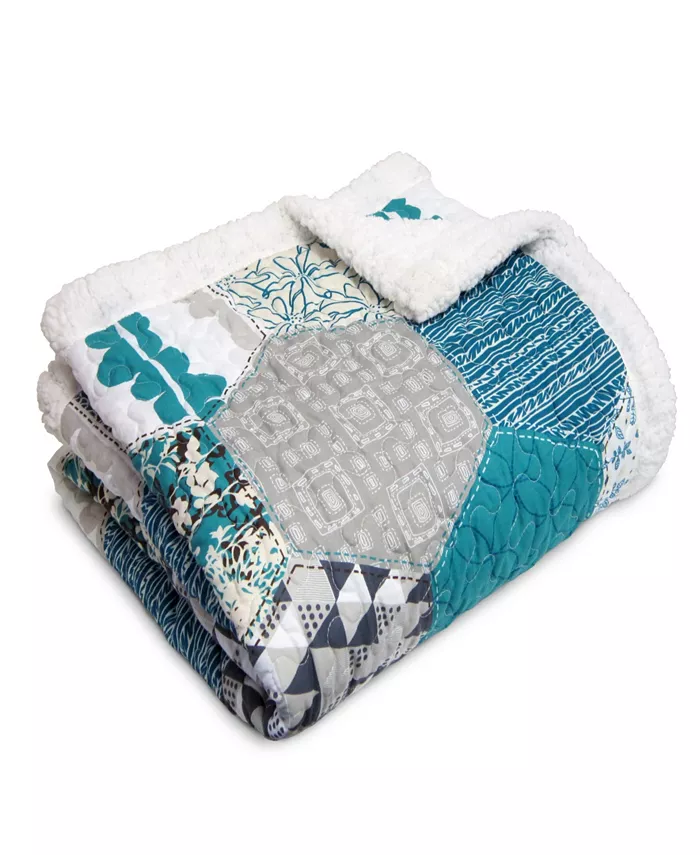 Lush Dandeacutecor Briley Sherpa Throw Blanket
