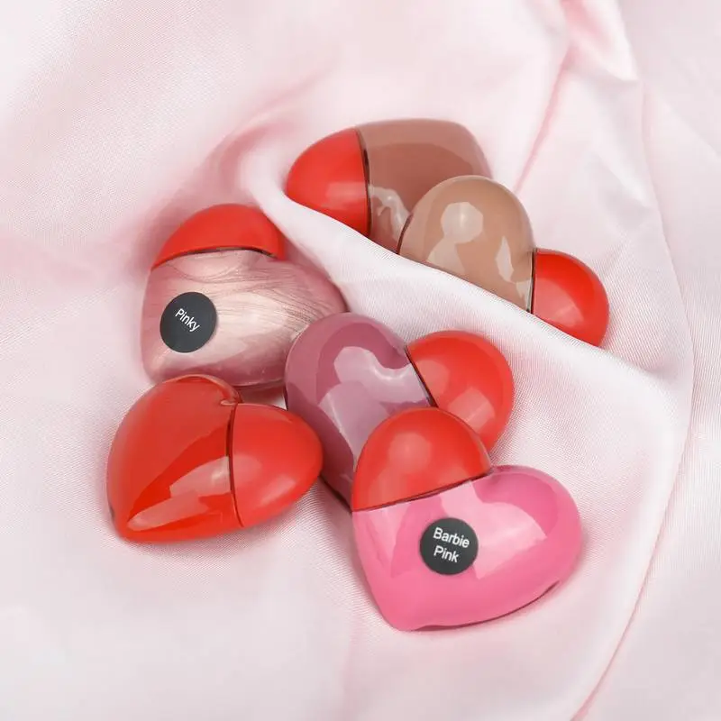 Unique Heart-shaped Lipgloss Matte liquid lipstick