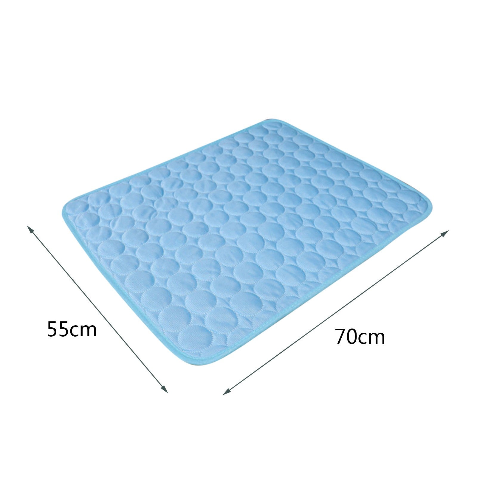 Bowake Dog Ice Silk Mat Summer Pet Mat Sleeping Mat Cooling Lce Mat