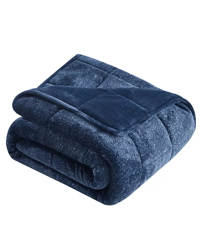 Dream Theory Velvet to Velvet Weighted Throw Blanket， 12 lb