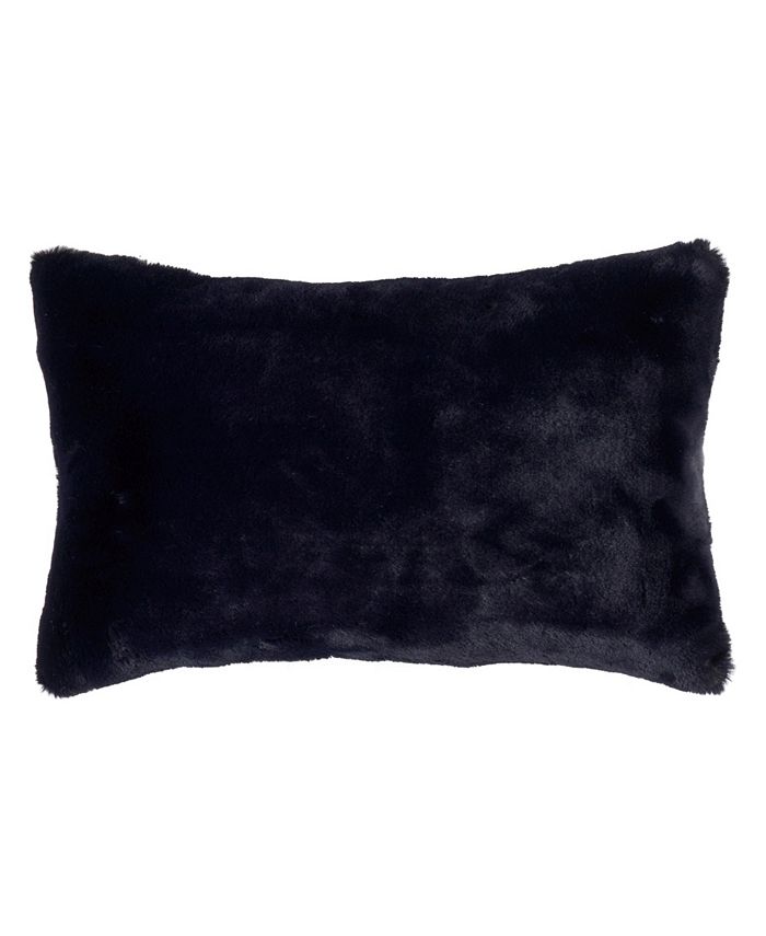 Saro Lifestyle Ultra Soft Faux Fur Decorative Pillow， 12