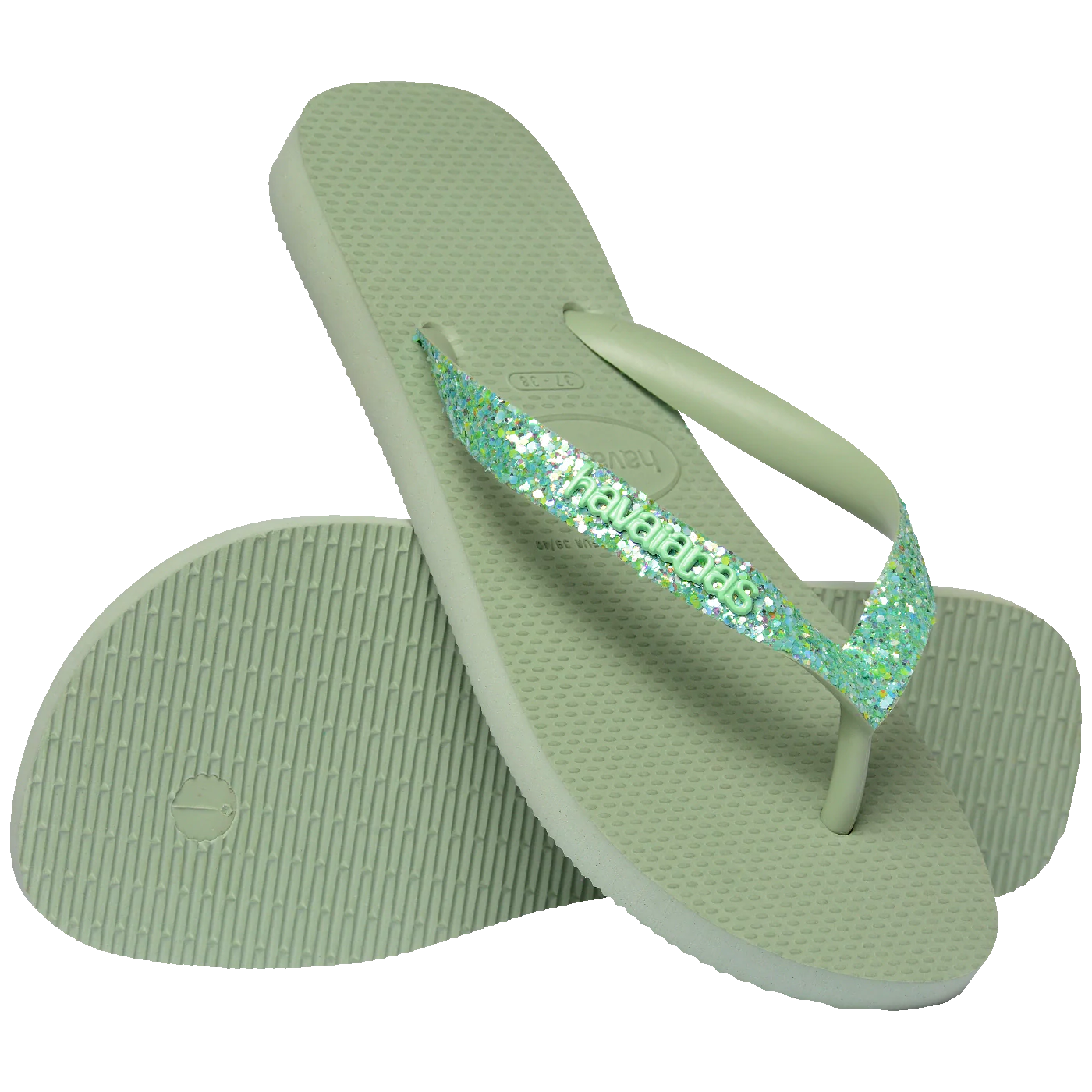 Chinelo Havaianas Top Glitter Neon