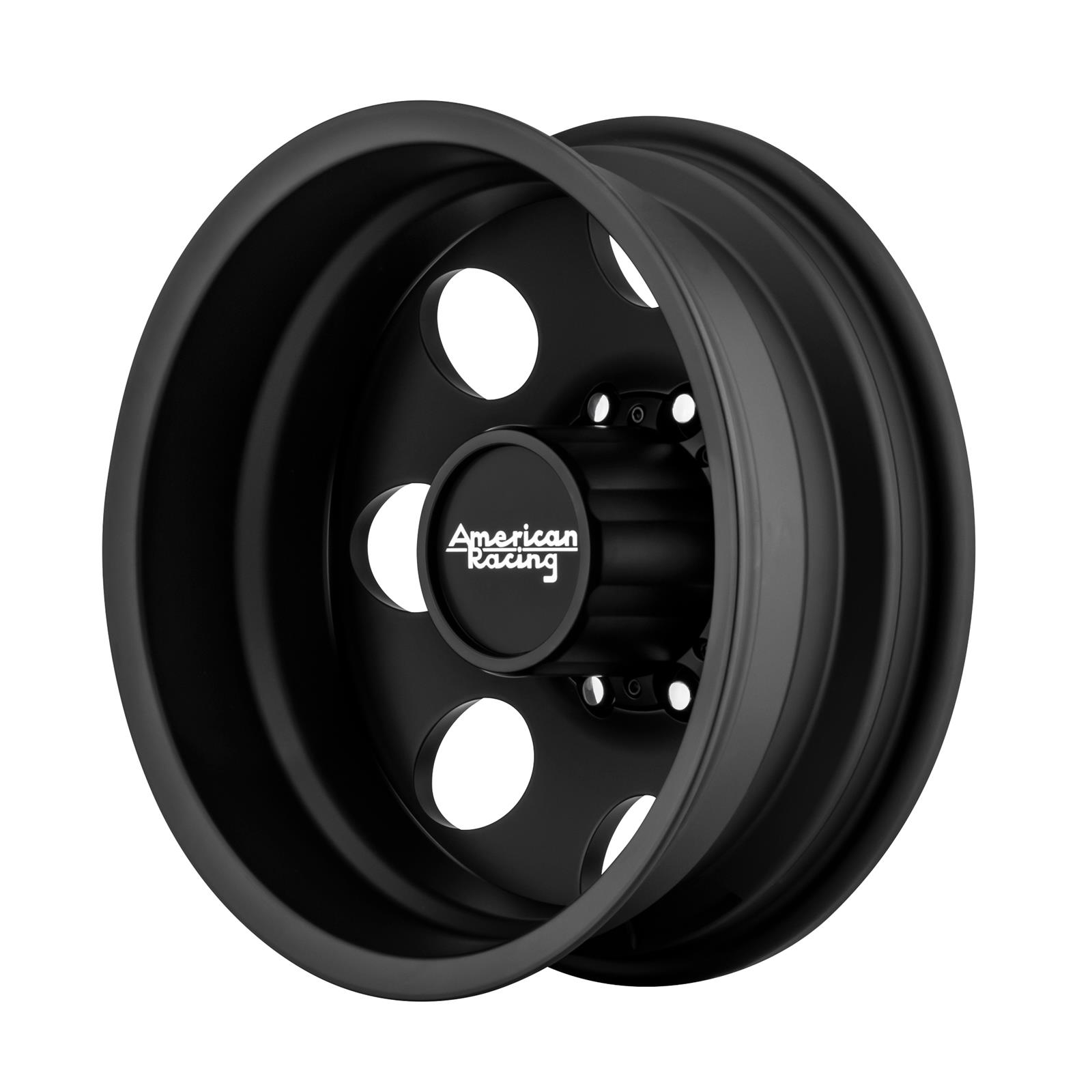 American Racing AR204760907134N American Racing AR204 Baja Dually Satin Black Wheels