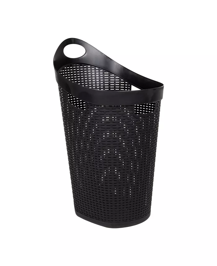 Mind Reader Ventilated Rolling Laundry Basket， 29.30