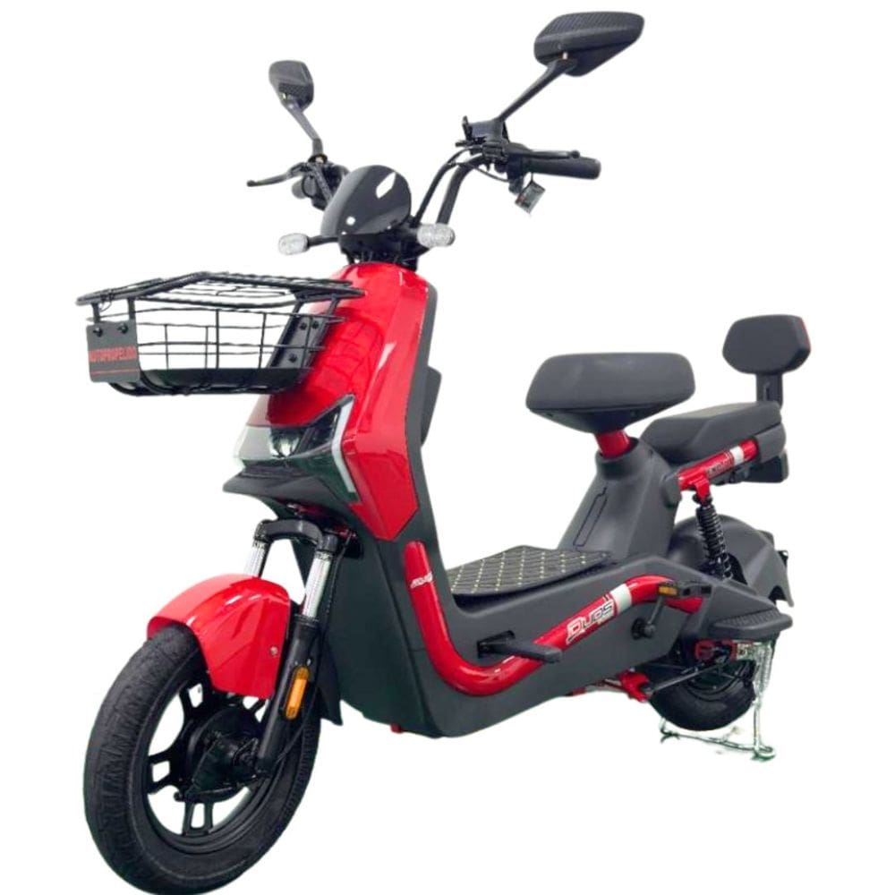 Bicicleta Scooter Elétrica 800W Alarme Cartão NFC Eko-7 Duos Vermelho