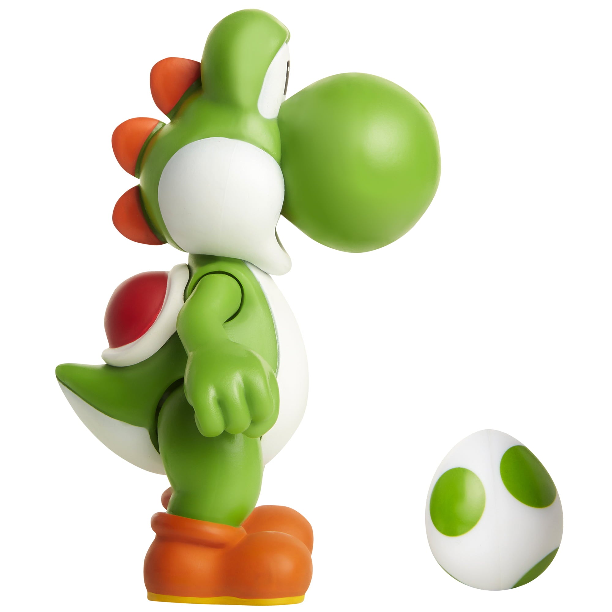  Super Mario 4 inch Action Figure - Green Yoshi with Egg - Wave 26