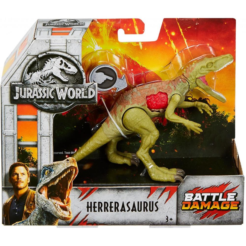 Jurassic World Battle Damage Herrerasaurus Dinosaur