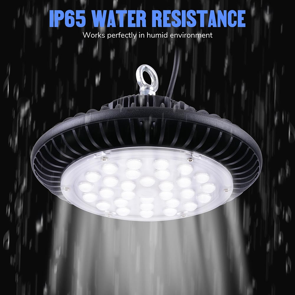 DELight UFO LED High Bay Light 100W Commercial Warehouse Lighting