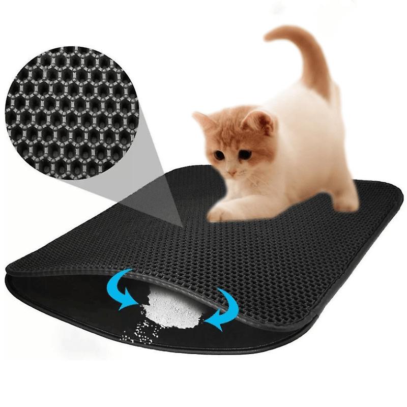 LitterGuard Cat Mat | Double-Layer Waterproof & Non-Slip Cat Litter Mat