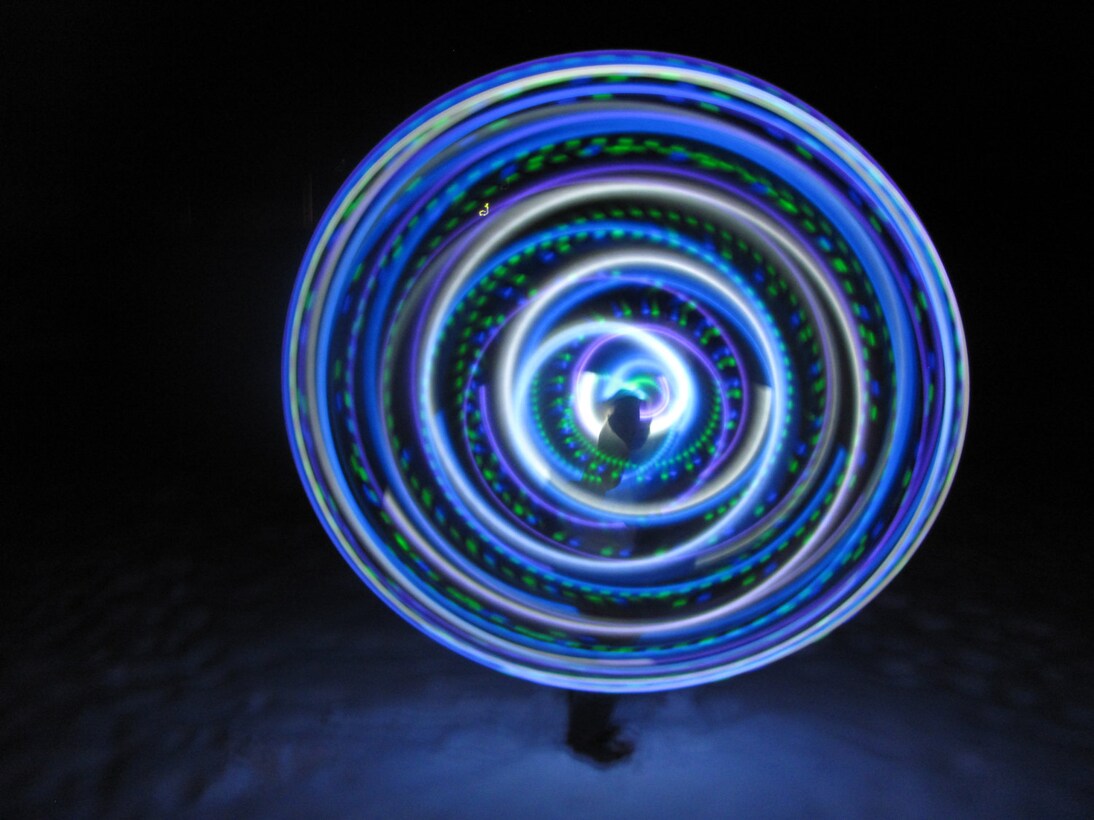 Eyes of the World LED Hoop