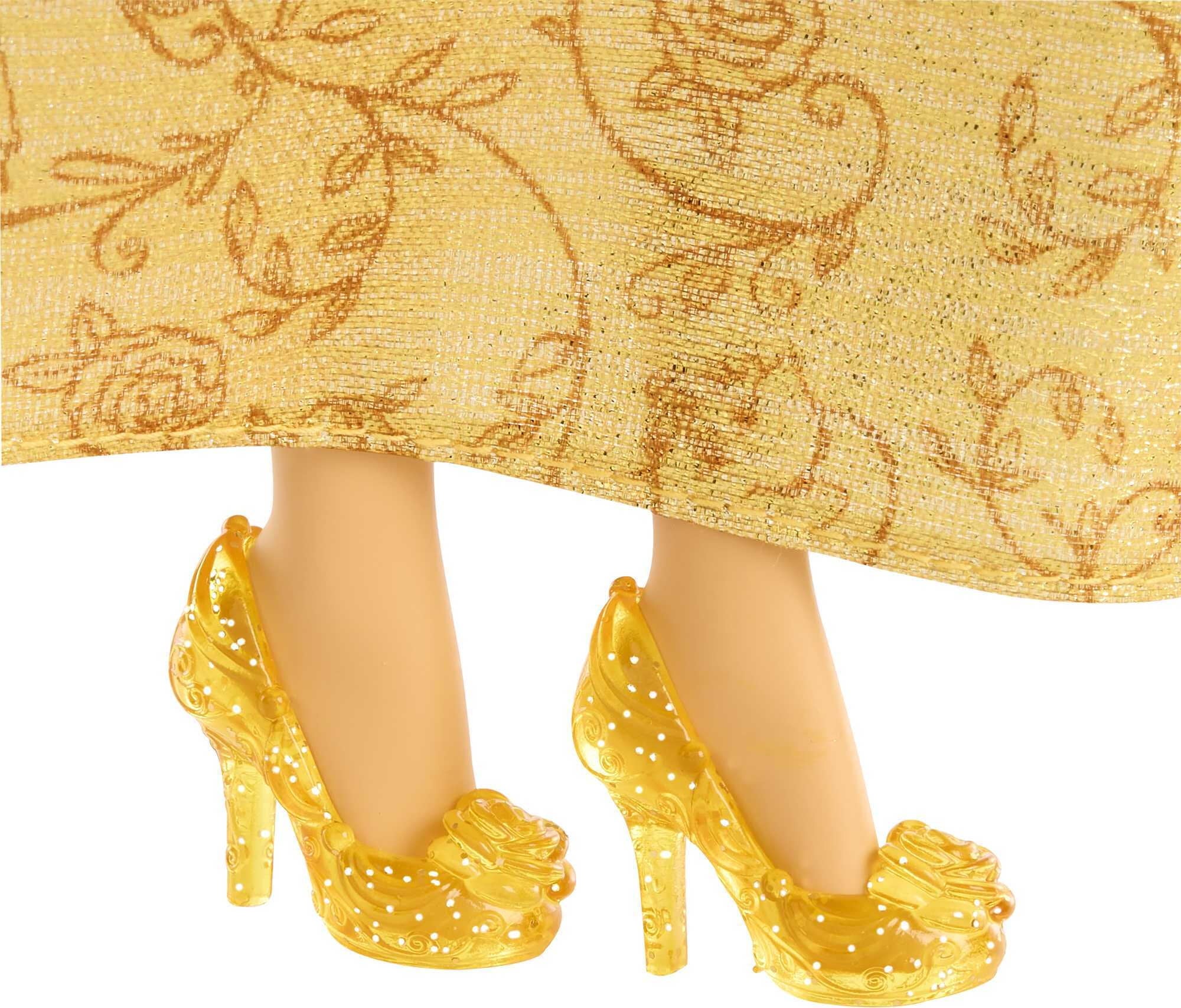 Disney Princess Belle Fashion Doll with Brown Hair, Brown Eyes & Tiara Accessory