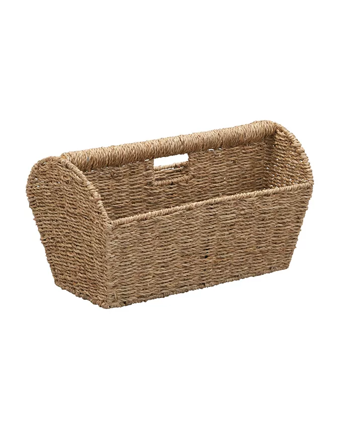 Household Essentials Magazine Basket Seagrass