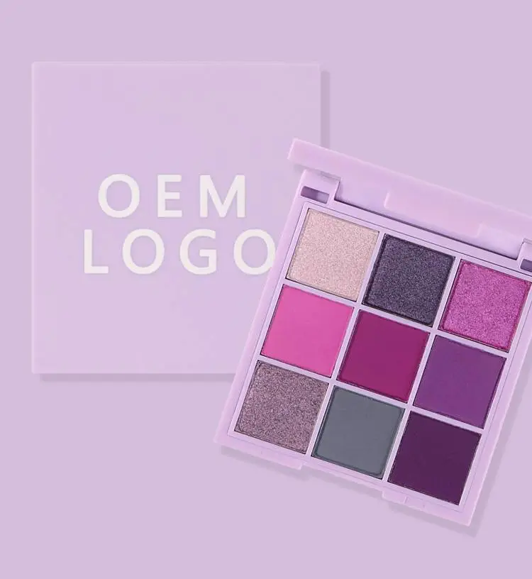 Custom Macaron Colors Pressed Pigment Eeyeshadow Palette