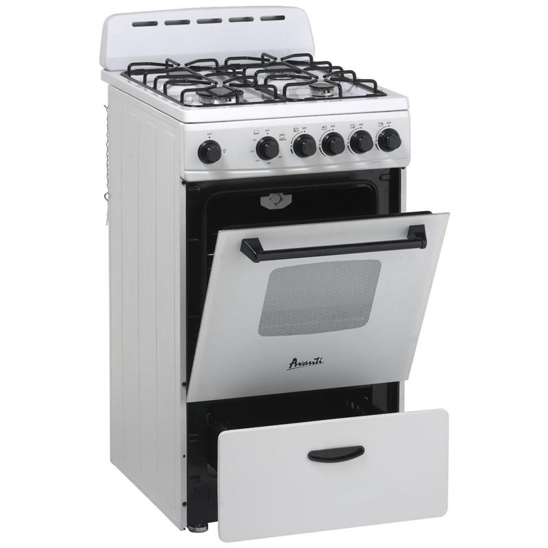 Avanti 20in Freestanding Gas Range GR2011CW