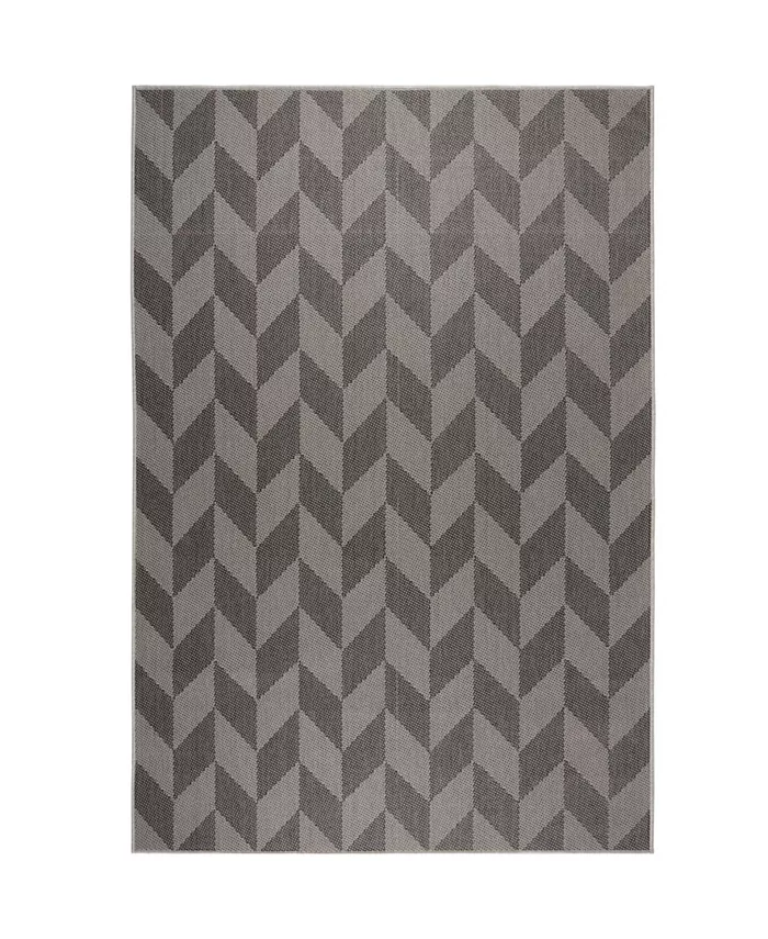 Nicole Miller Patio Country Calla Black Outdoor Area Rug Collection