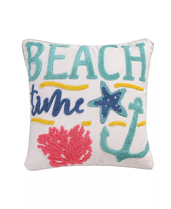 Homthreads Playa Vista Beach Time Pillow， 18