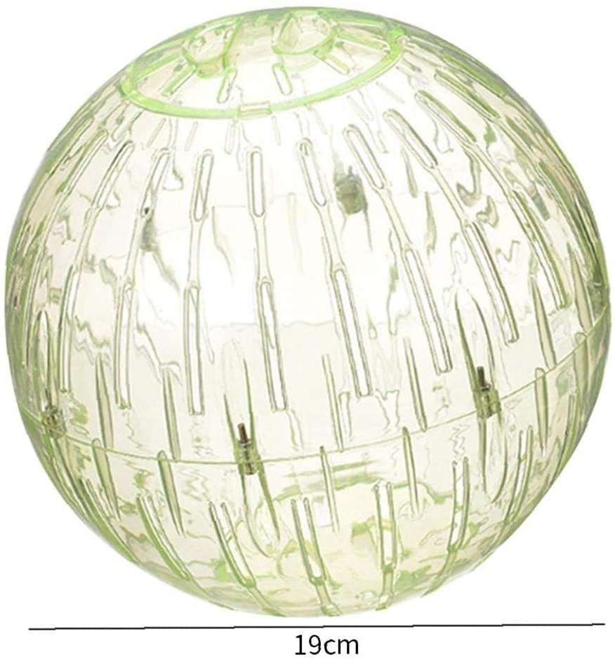 ZXM 1pc 19cm Hamster Running Ball Guinea Pig Hedgehog Hamster Exercise Ball Small Pet Toy Plastic Running Play Toy Random Color