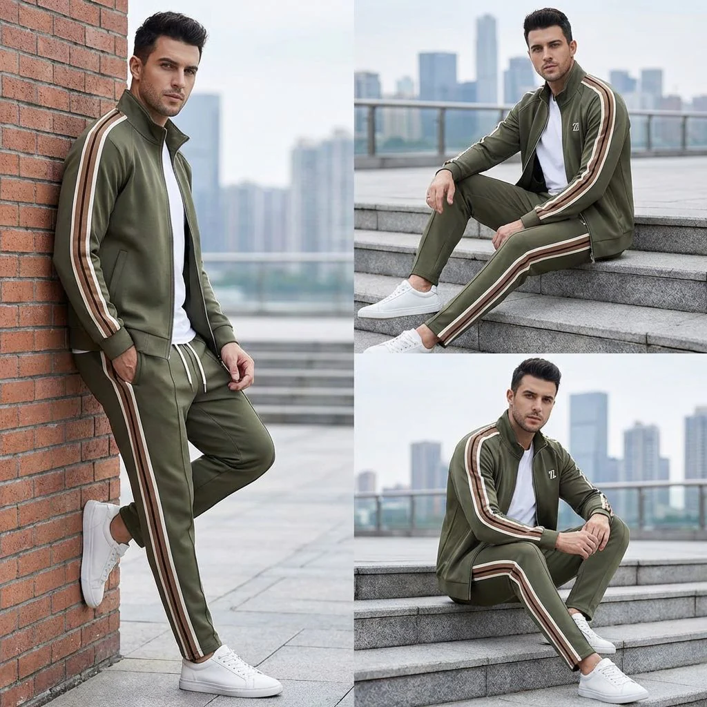  Conjunto Cortéz™ em Malha Premium Esportiva e Design Mininalista