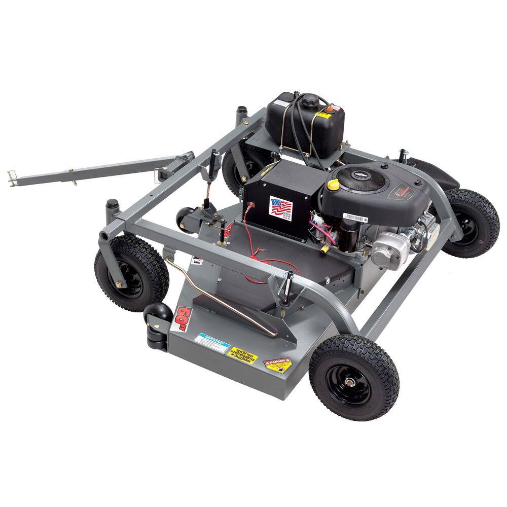 SWISHER 60 in. 15.5-HP 500 cc Briggs  Stratton Electric Start Pull-Behind Finish Cut Lawn Mower FC15560BS