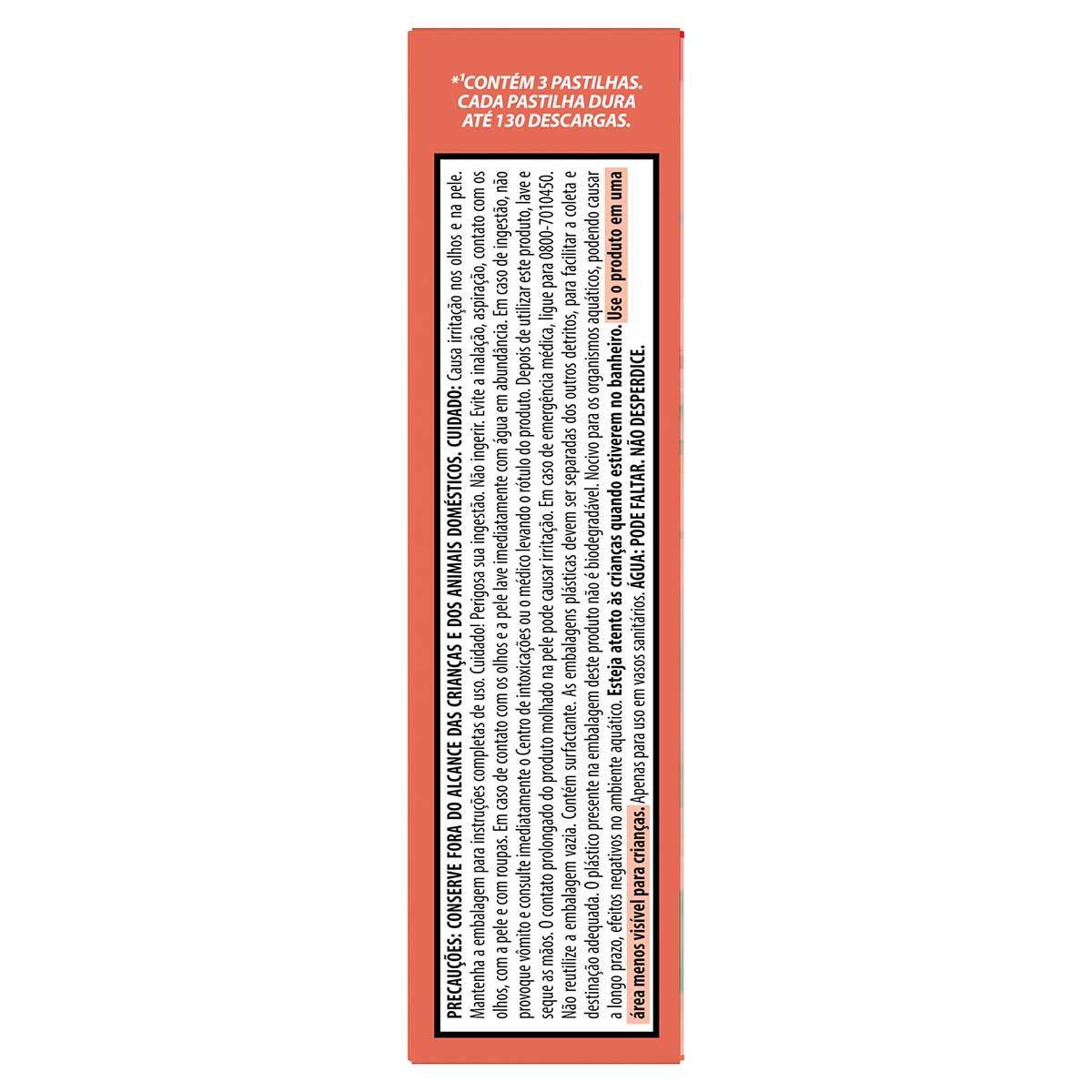 Detergente Sanitario Pastilha Adesiva Desafio das Flores Pato 3 Unidades Edicao Limitada