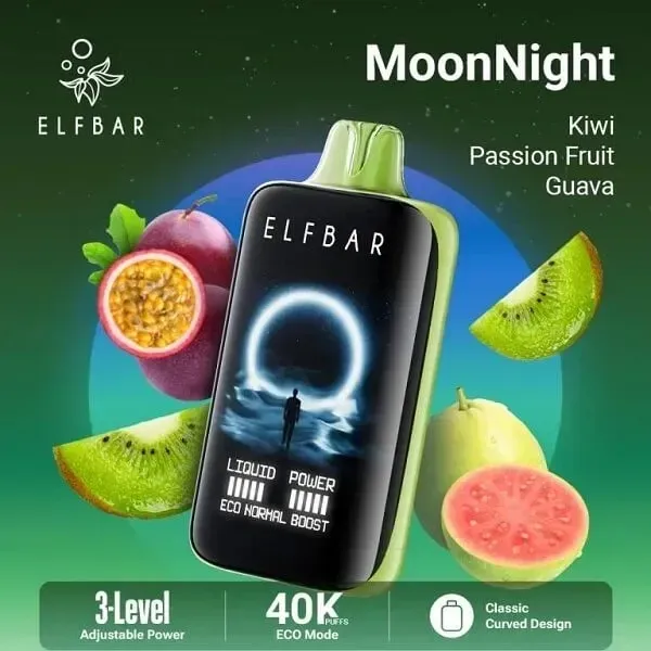 ⚡Elf Bar Moon Night 40000 – Ultra Long-Lasting Rechargeable Vape