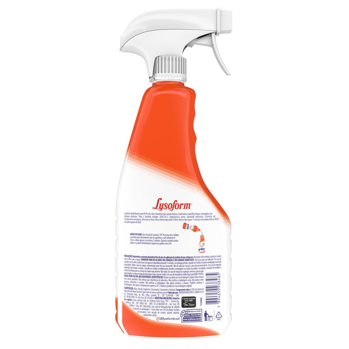 Desinfetante Lysoform Suave Odor Aparelho 500 ml